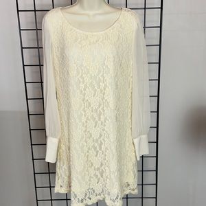 * Blu Pepper * Ivory Lace Anthropologie Dress